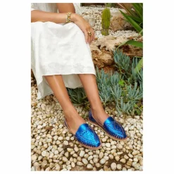 Femme Mapache Sandales, Espadrilles|Sandales Alegre Métallisées |