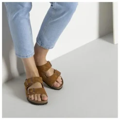 Best BIRKENSTOCK Sandales Arizona SFB Cuir Suède Chaussant Etroit | Mink