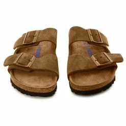 Best BIRKENSTOCK Sandales Arizona SFB Cuir Suède Chaussant Etroit | Mink
