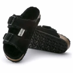 New BIRKENSTOCK Sandales Arizona Shearling - Collection Adulte | Noir
