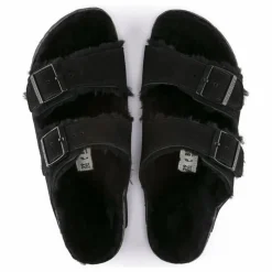 New BIRKENSTOCK Sandales Arizona Shearling - Collection Adulte | Noir