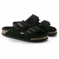 New BIRKENSTOCK Sandales Arizona Shearling - Collection Adulte | Noir