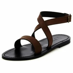 K.Jacques Sandales Calfat Nubuck | Marron New