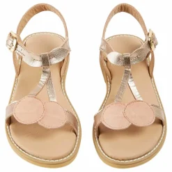Online Emile et Ida Sandales Cerises Cuir | Rose pâle