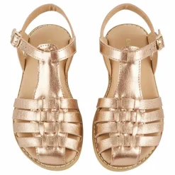 Enfant Emile et Ida Sandales Croisillons Cuir |