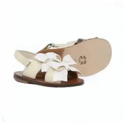 Pèpè Sandales Double Nœud | Ecru Online