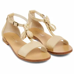 Best Bonpoint Sandales Elmas Cuir | Doré