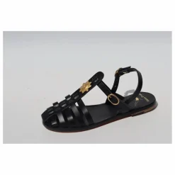 Mama Praïa Sandales Fisherman Sun | Noir Sale