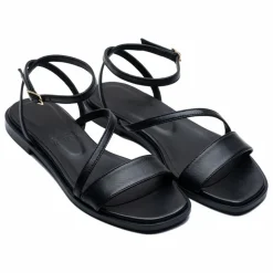 New Lachoix Sandales Grace Cuir | Noir