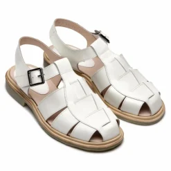 Paraboot Sandales Iberis Gloss | Blanc Best