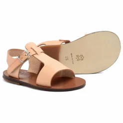 Discount Pèpè Sandales Lanières Epaisses | Naturel