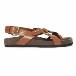 Femme Soeur Sandales Mexico Cuir |
