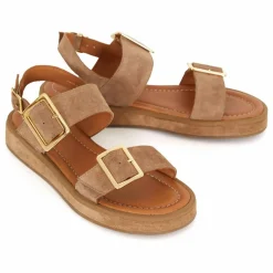 Anthology Paris Sandales Ottawa Daim | Naturel Clearance