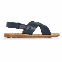 Pom d'Api Sandales Plage Stitch Cross | Bleu marine Outlet