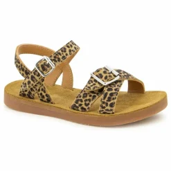 Pom d'Api Sandales Plage-Air Crossy | Léopard