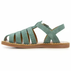 Pom d'Api Sandales Plage-Stitch Dad | Vert Menthe New
