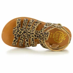 Pom d'Api Sandales Plagette Gladiator | Léopard
