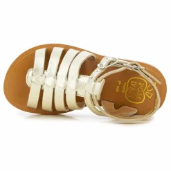 Pom d'Api Sandales Plagette Gladiator | Doré Outlet