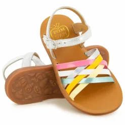 Sale Pom d'Api Sandales Plagette Lux | Argenté