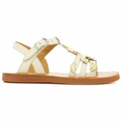 Pom d'Api Sandales Plagette Multi Daisy | Crème Discount
