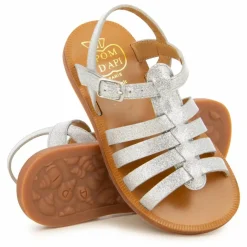 Best Pom d'Api Sandales Plagette Strap | Argenté