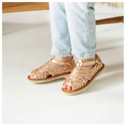 Mapache Sandales Sandalita | Or rose