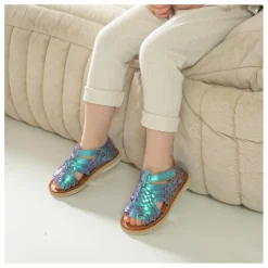 Enfant Mapache Sandales, Espadrilles|Sandales, Nu-Pieds|Sandales Sandalita Mermaid Métallisées |