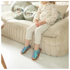 Enfant Mapache Sandales, Espadrilles|Sandales, Nu-Pieds|Sandales Sandalita Mermaid Métallisées |