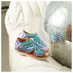 Enfant Mapache Sandales, Espadrilles|Sandales, Nu-Pieds|Sandales Sandalita Mermaid Métallisées |