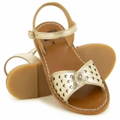 Hot Bonton Sandales Sandy Perfos | Doré
