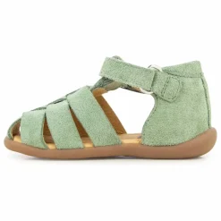 Hot Pom d'Api Sandales Stand Up Papy | Vert amande
