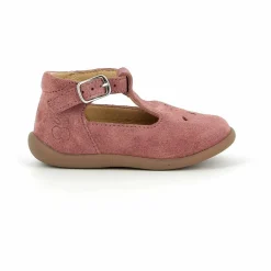 Pom d'Api Sandales Stand Up Salomé Velours | Rose Hot