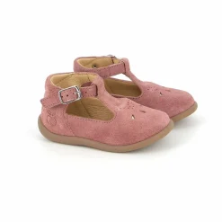 Pom d'Api Sandales Stand Up Salomé Velours | Rose Hot