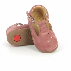 Pom d'Api Sandales Stand Up Salomé Velours | Rose Hot