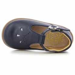 Hot Pom d'Api Sandales Stand Up Salome Bucky | Bleu marine