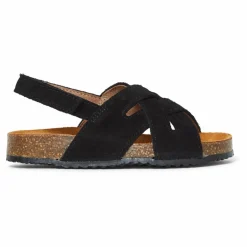 Pèpè Sandales Tressées Suede - Two Con Me | Noir Sale
