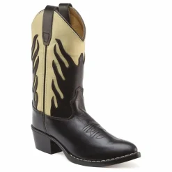 Bootstock Santiags Flames Black | Noir