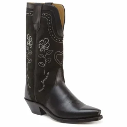 Bootstock Santiags Haily Suede Studs | Noir