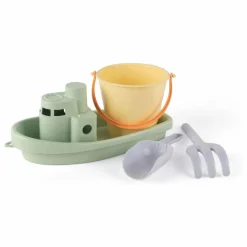 Dantoy Seau et bateau de plage avec leurs accessoires en bioplastique Multicolore Discount