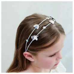 Mimi & Lula Serre-tête Alice Celeste | Argenté Discount
