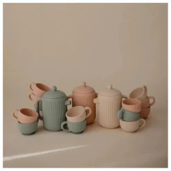 Outlet Mushie Service à thé en silicone | Beige