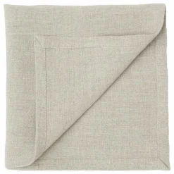 Best Haomy Serviette de table en lin Pise Naturel