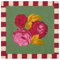 Discount Lisa Corti Serviette de table Nizam Stripes | Vert