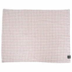 Haomy Serviette de table vichy Piana II | Rose poudré
