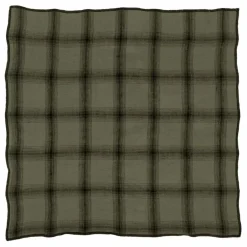 Le Monde Sauvage Serviettes de table Highlands en lin lavé - Set de 4 | Vert kaki Sale