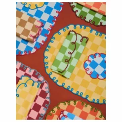 Online Bitossi Serviettes de table vichy Dama Verde - Set de 2 | Vert