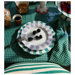 Anna + Nina Serviettes en coton bio Vichy - Set de 2 |