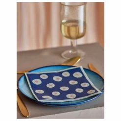 Sale Bloomingville Serviettes Eviaya - Set de 20 | Bleu