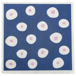 Sale Bloomingville Serviettes Eviaya - Set de 20 | Bleu