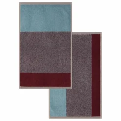 Clearance Suite 702 Serviettes invité, Lex Pott - Set de 2 | Bordeaux